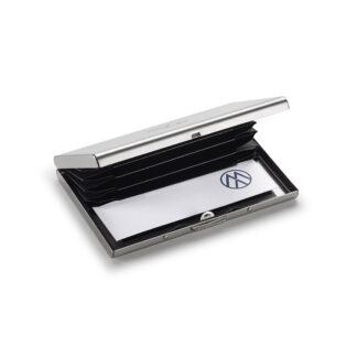 Credit/Business Card Case Silver With RFID Blocker 000087403D