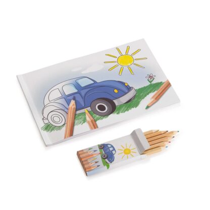 Painting Book (48 Motifs With 6 Coloured Pencils) Volkswagen 000087703MJ
