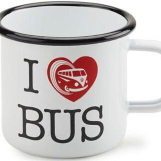 Mug I Love Bus Enamel 7E0069601