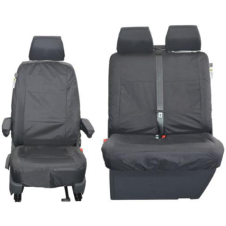 Transporter 2020>2021 Front Seat Covers 1 + 2 Grey ZGB7HE062 017