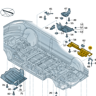 VW Transporter 2020 Onwards Rear Left Under Tray