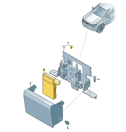 VW Amarok 2023 Onwards Front Radar Sensor