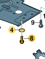 VW M8x25 Bolt and Washer (8.4x24x2)