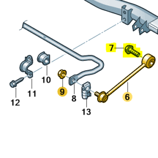 VW Caddy 2004 - 2020 Rear Drop Link & Fittings