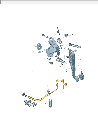 VW Transporter 2012-2019 Clutch Slave Pipe