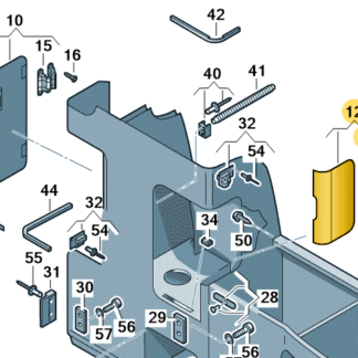 VW California 2004 - 2019 Repair Set for Wardrobe Door (Right)