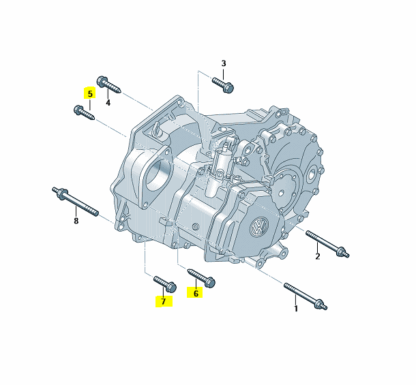 VW Transporter 2003 - 2015 Bolt for Gearbox (M10 x 50)