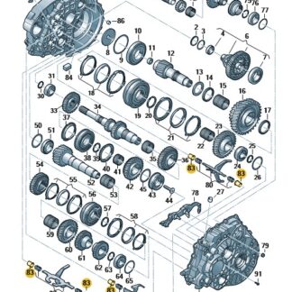 VW Crafter 2017 Onwards (6-Spd Manual FWD) Sliding Sleeve for Gear Selector Fork