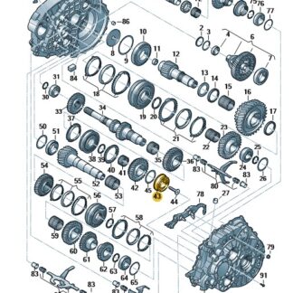 VW Crafter 2017 Onwards (6-Spd Manual FWD) Grooved Ball Bearing for 6th Gear