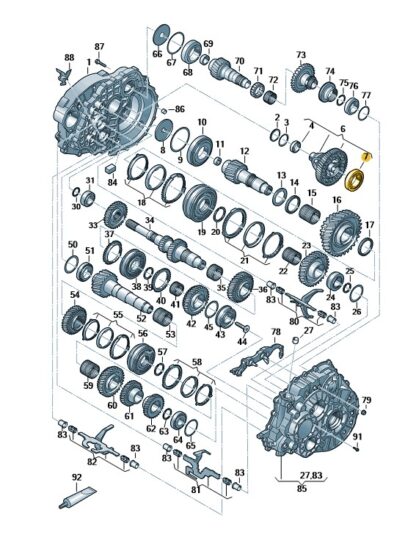 VW Crafter 2017 Onwards (6-Spd Manual FWD) Taper Roller Bearing for Differential