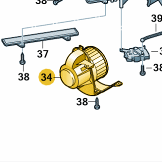 VW Amarok 2013-2022 Blower Motor