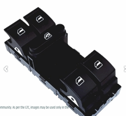 VW Amarok 2013-2020 Drivers Side Window Switch