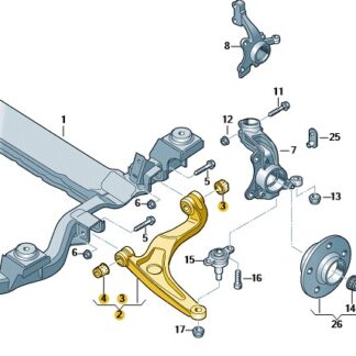 VW Transporter 2012 - 2024 Front Lower Arm