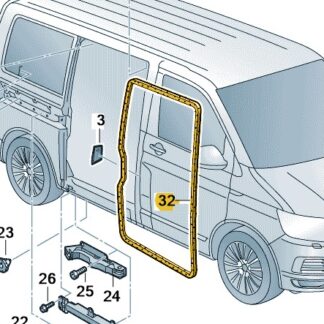 Transporter 2003 - 2024 Seal for Sliding Door (Either Side)