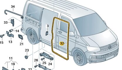 Transporter 2003 - 2024 Seal for Sliding Door (Either Side)