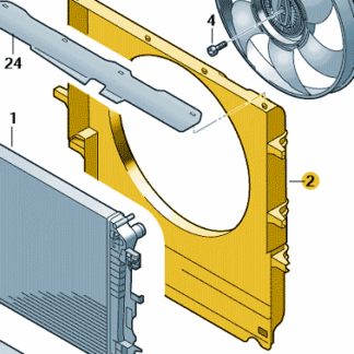 VW Crafter 2006-2016 Radiator Fan Cowl