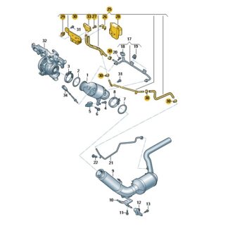 VW Crafter 2017 Onwards Control Line with Pressure Difference Sender