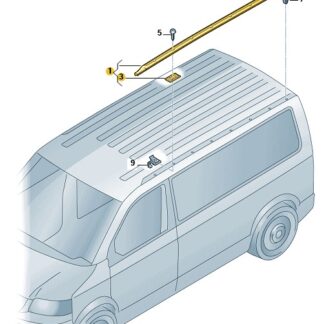 VW Transporter 2003 - 2024 Roof Guide Rail