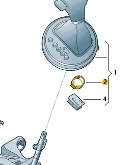 VW Transporter 2003-2019 Automatic Gearbox Lever Securing Ring