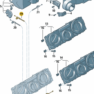 VW Transporter 2003-2019 Heater Cables LHD