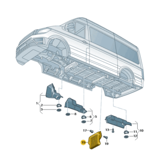 VW Crafter 2017 Under Body Cover Left or Right