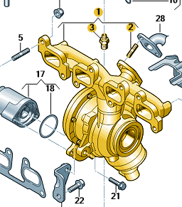 VW Transporter 2010 - 2019 Turbo-Charger