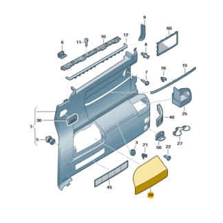 VW Transporter Wheel Well Cover 2020-2024