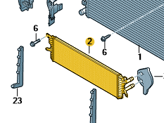 VW Transporter 2020 - 2024 Intercooler